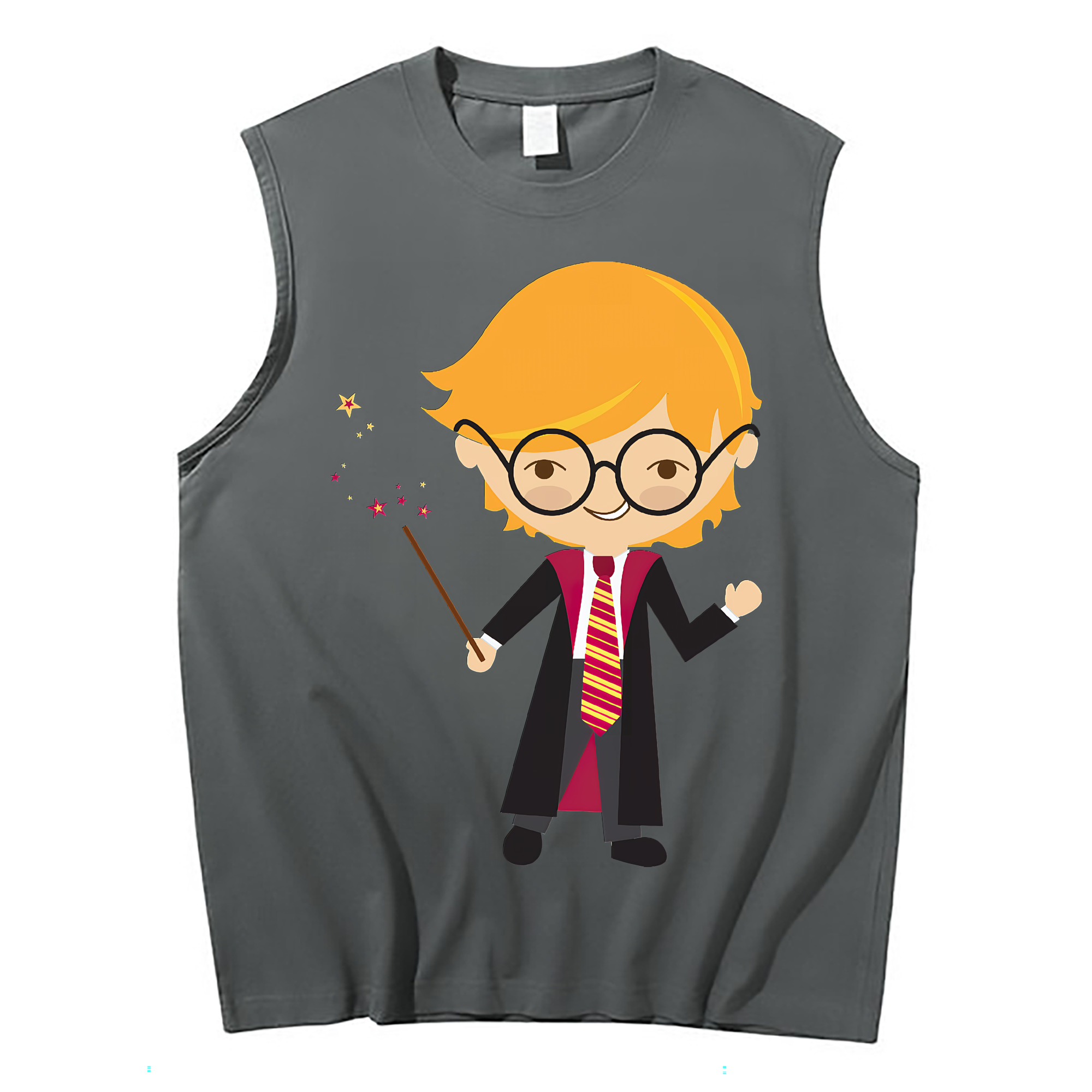 （画像用） Harry Potter ハリー・ポッターシリーズ コットン100％タンクトップ（フロントプリント）